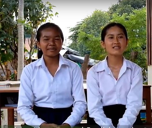 Cambodian students