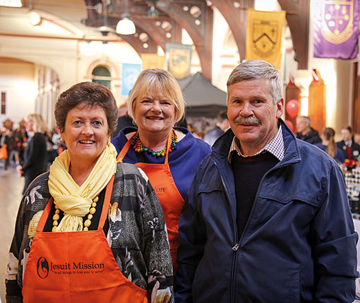 Mary with other volunteers at the Maytime Fair