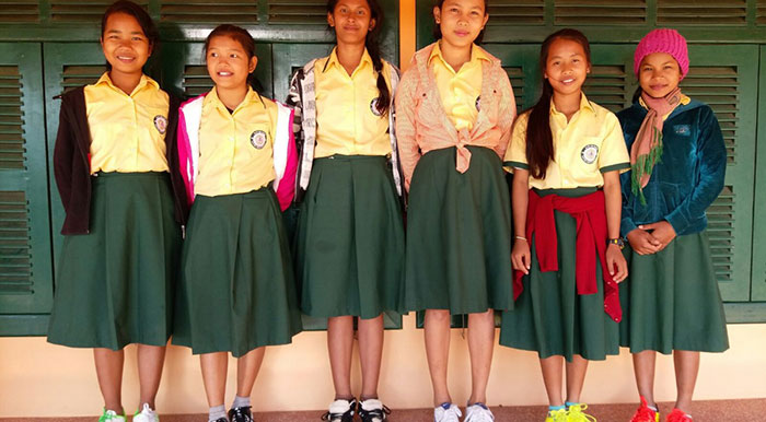 Students in Cambodia