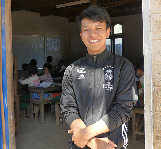 Paul, a student from Myanmar