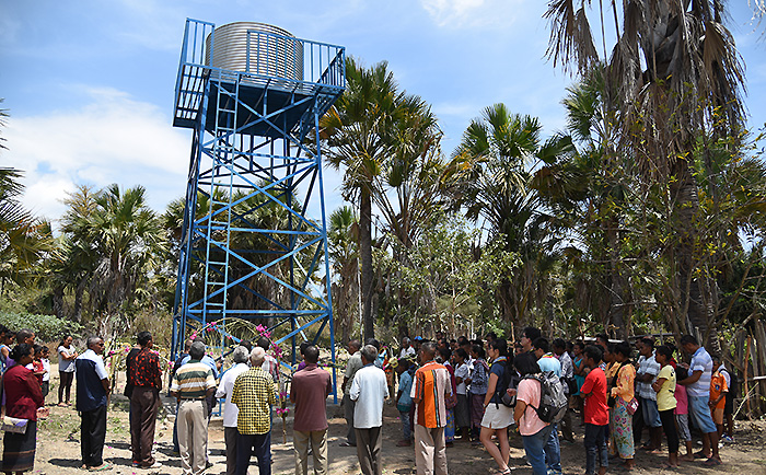 Water tank in Timor-Leste