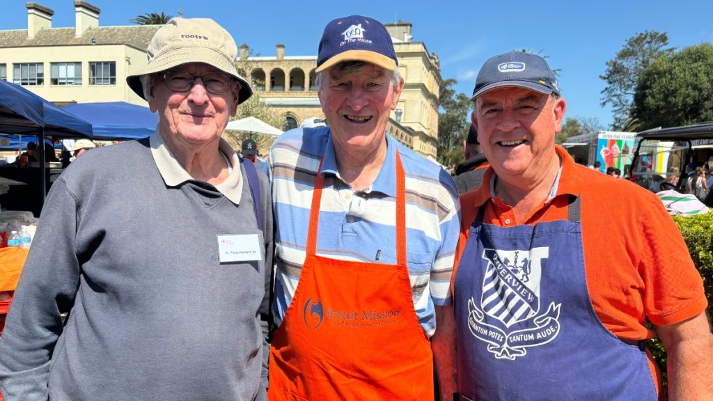 Father Tony Herbert and colleagues at the 2024 Bazaar